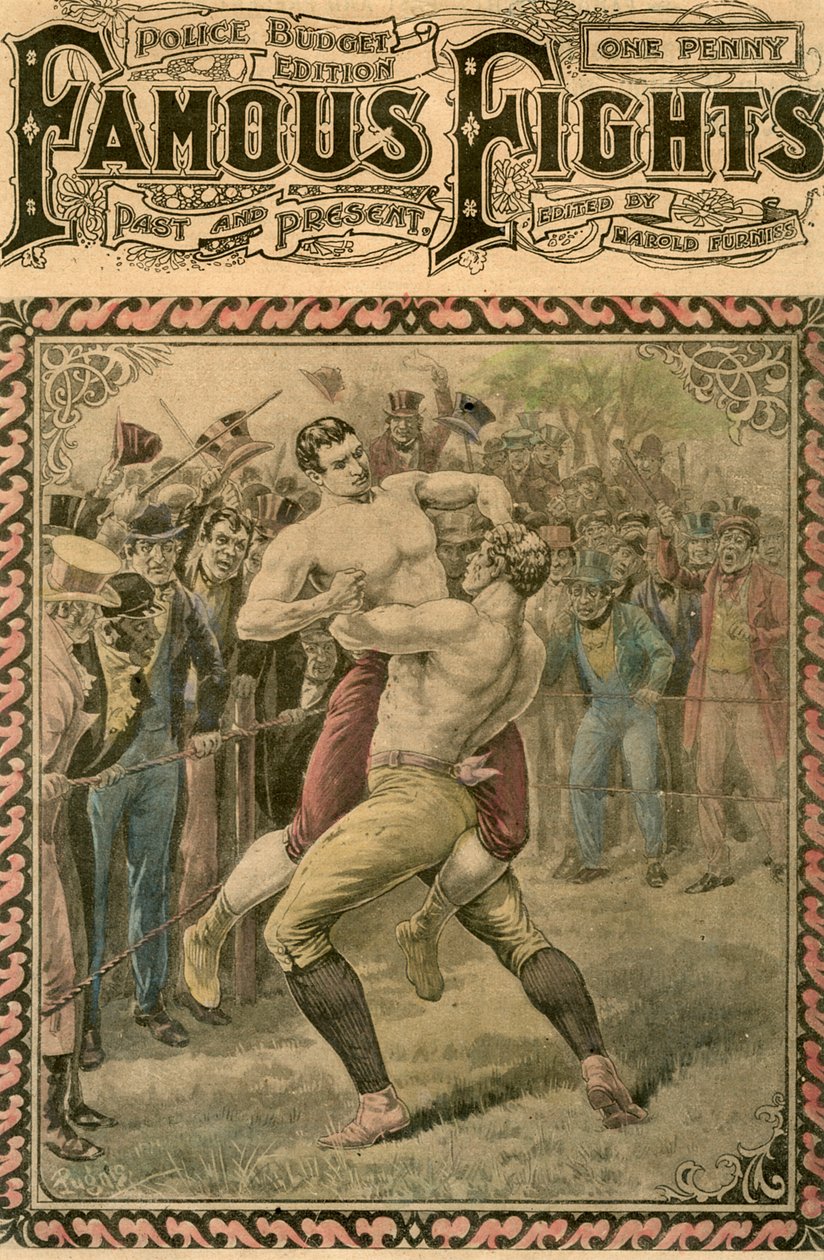 Den anden kamp mellem Bendigo og Ben Caunt, 1838 slutningen af det 19. eller begyndelsen af det 20. århundrede. af Pugnis