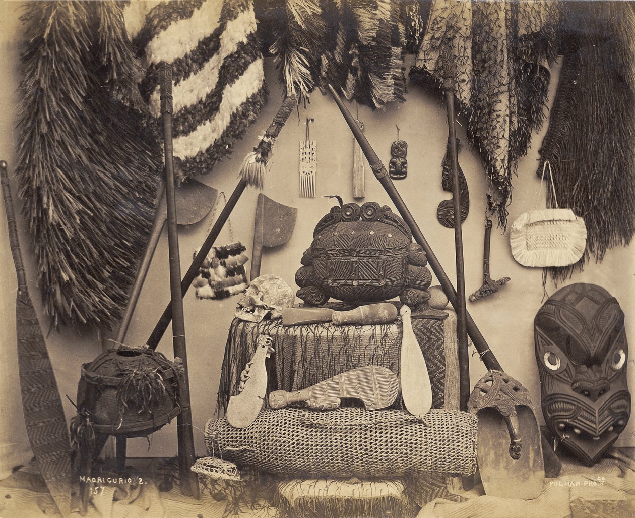 Curious Maori, 1870