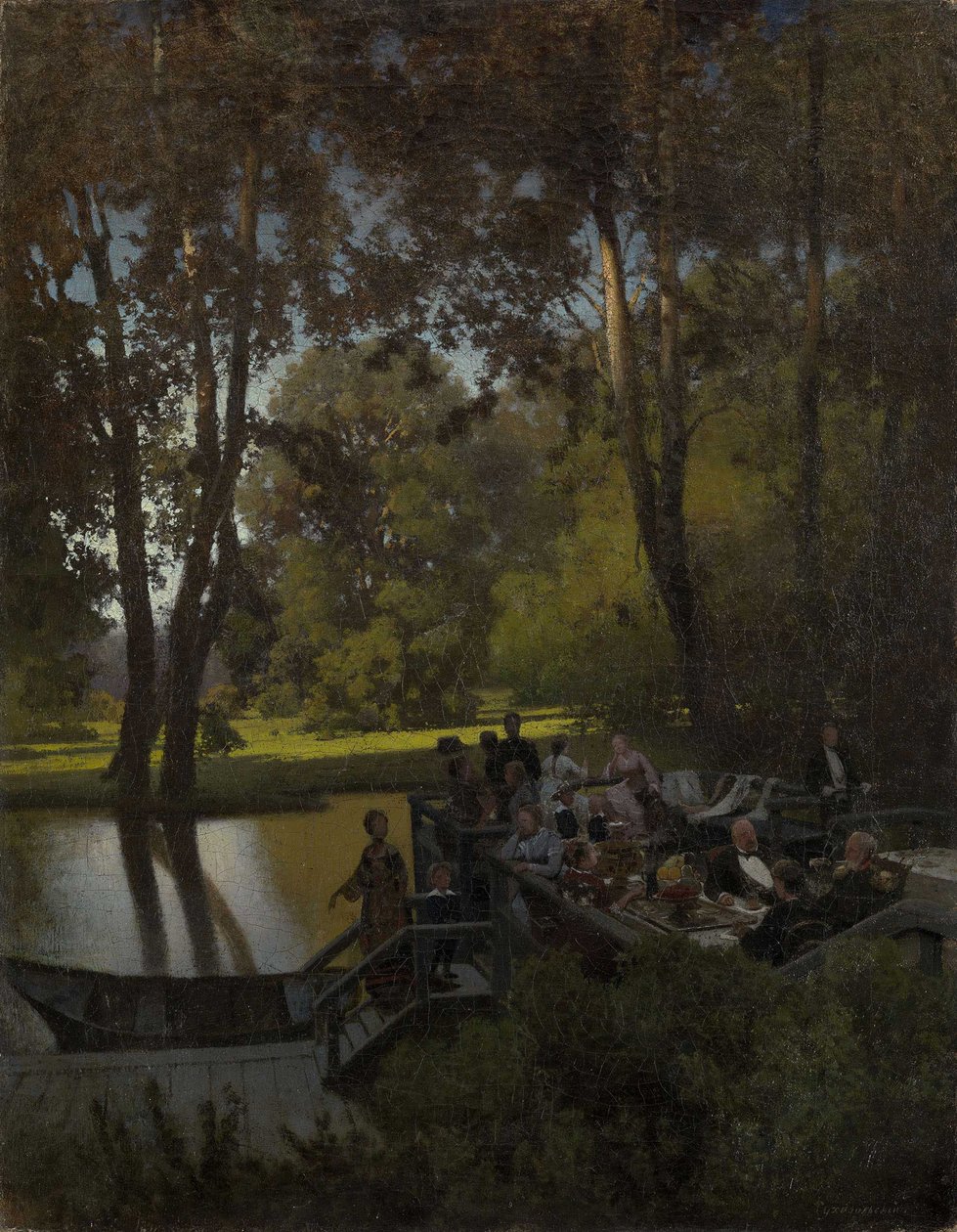 Frokost i parken af Pyotr Alexandrovich Sukhodolsky