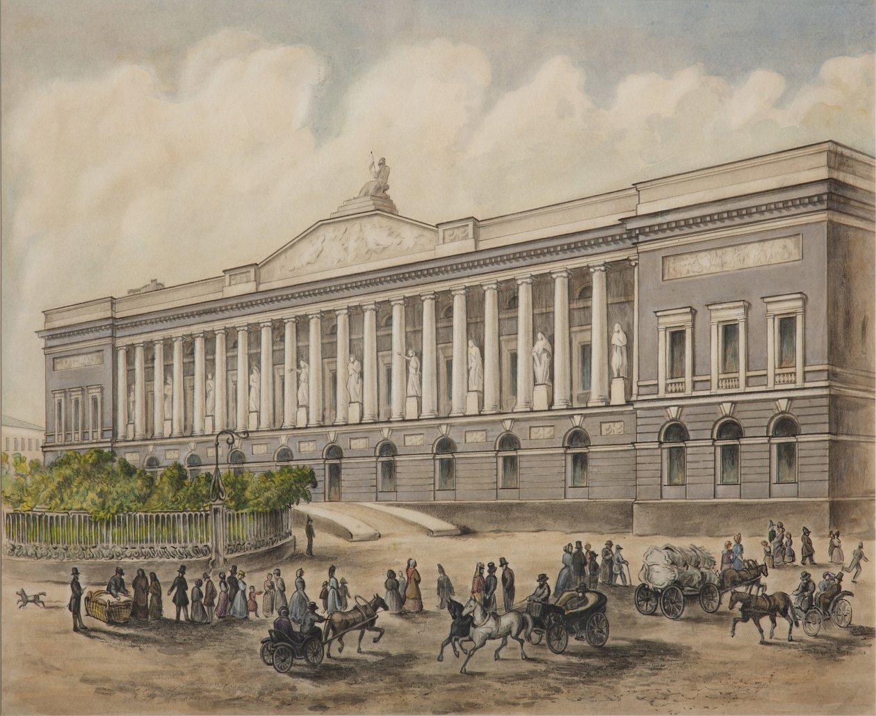 Det kejserlige offentlige bibliotek i Sankt Petersborg, 1840
