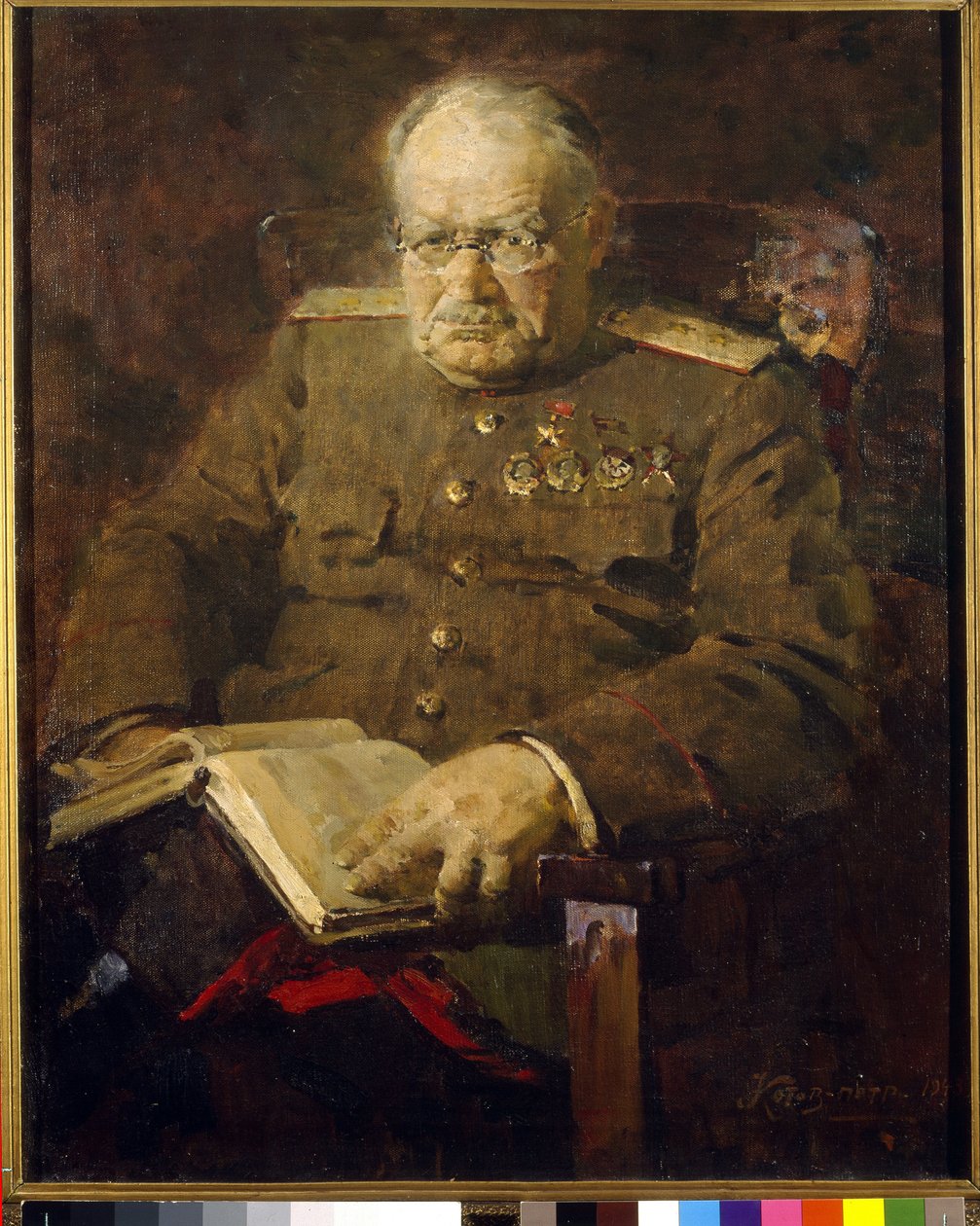 Portræt af neurokirurgen og akademikeren Nikolai N. Bourdenko (1876-1946) af Pyotr Ivanovich Kotov