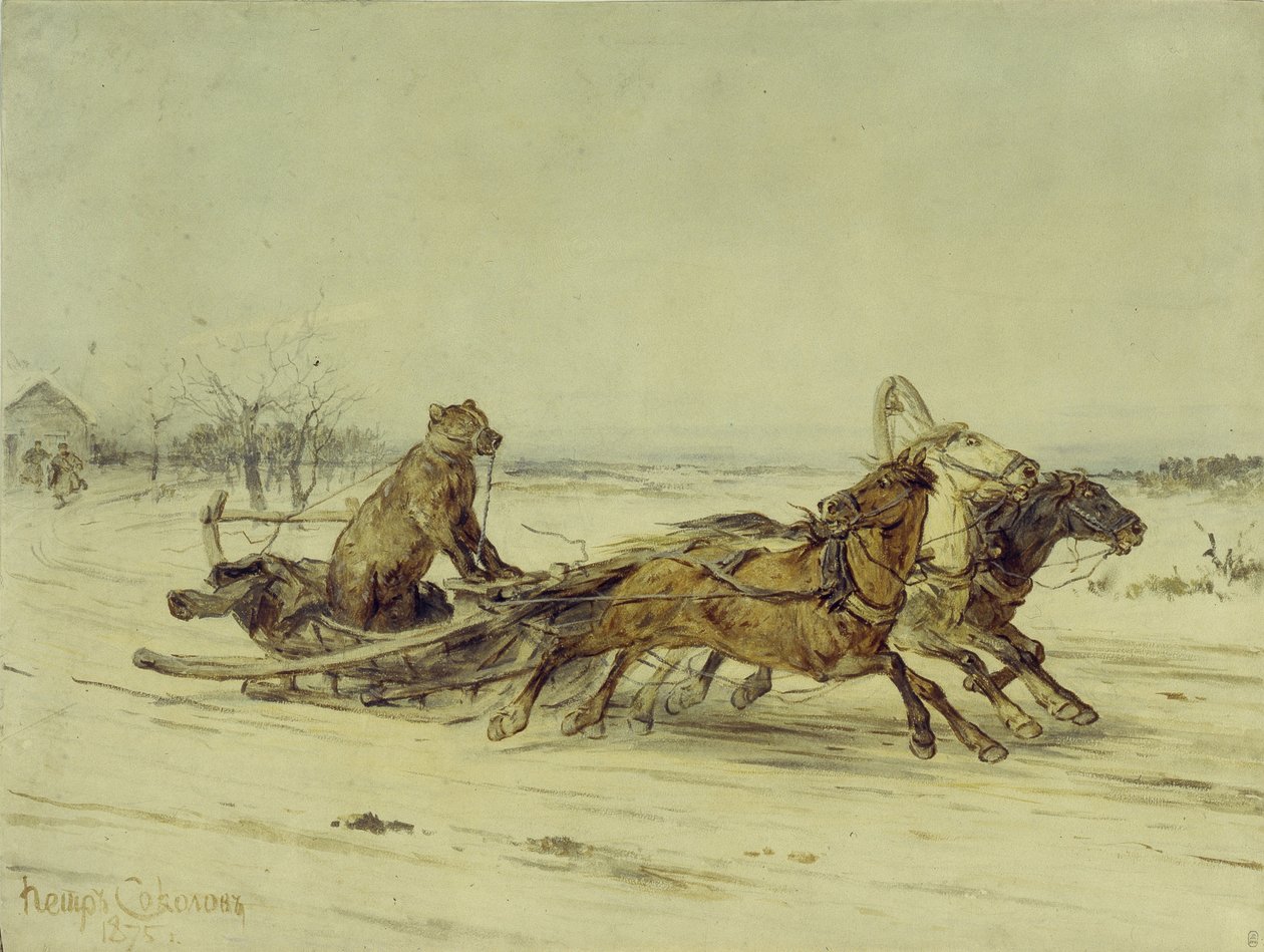 General Toptygin, 1875 af Pyotr Petrovich Sokolov