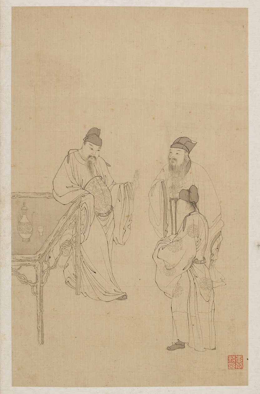 Figurer af Qing Dynasty Chinese School