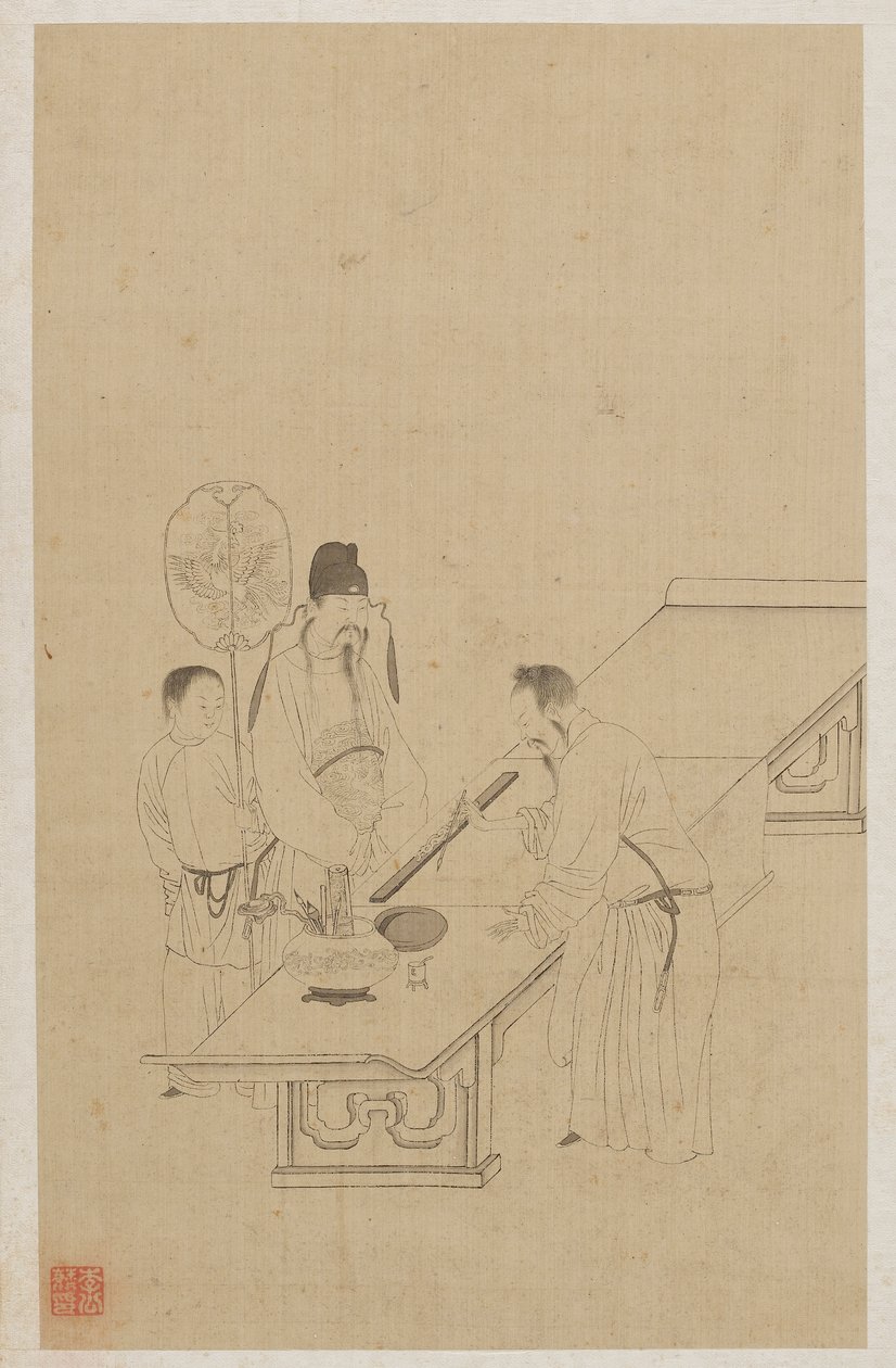 Figurer af Qing Dynasty Chinese School