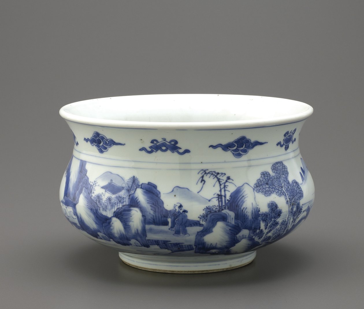 Røgelsebrænder, Jingdezhen, Jiangxi-provinsen (keramik) af Qing Dynasty Chinese School