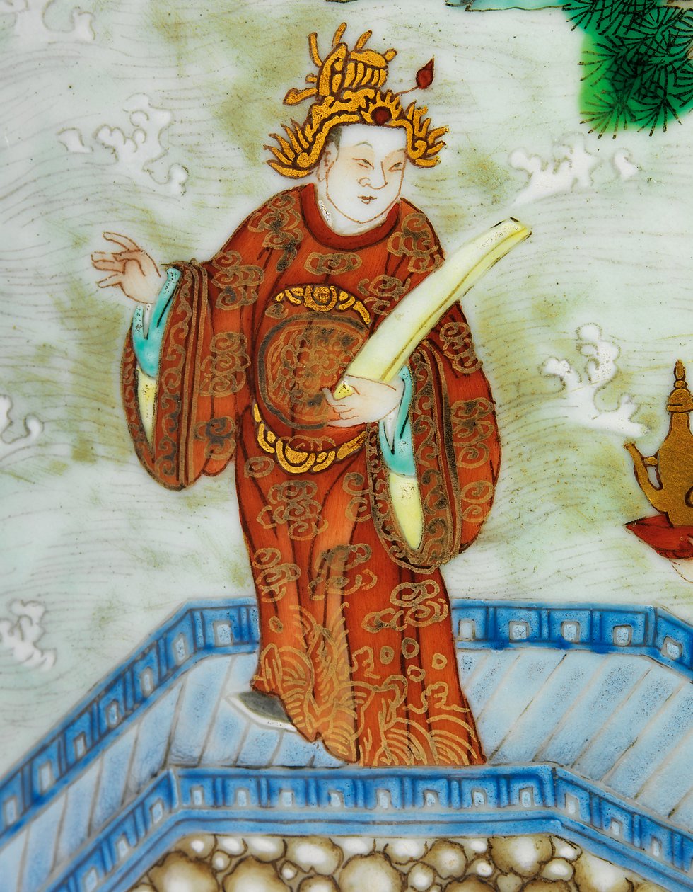 Et par Imperial Famille Rose vaser (keramik) af Qing Dynasty   Jiaqing Period Chinese School