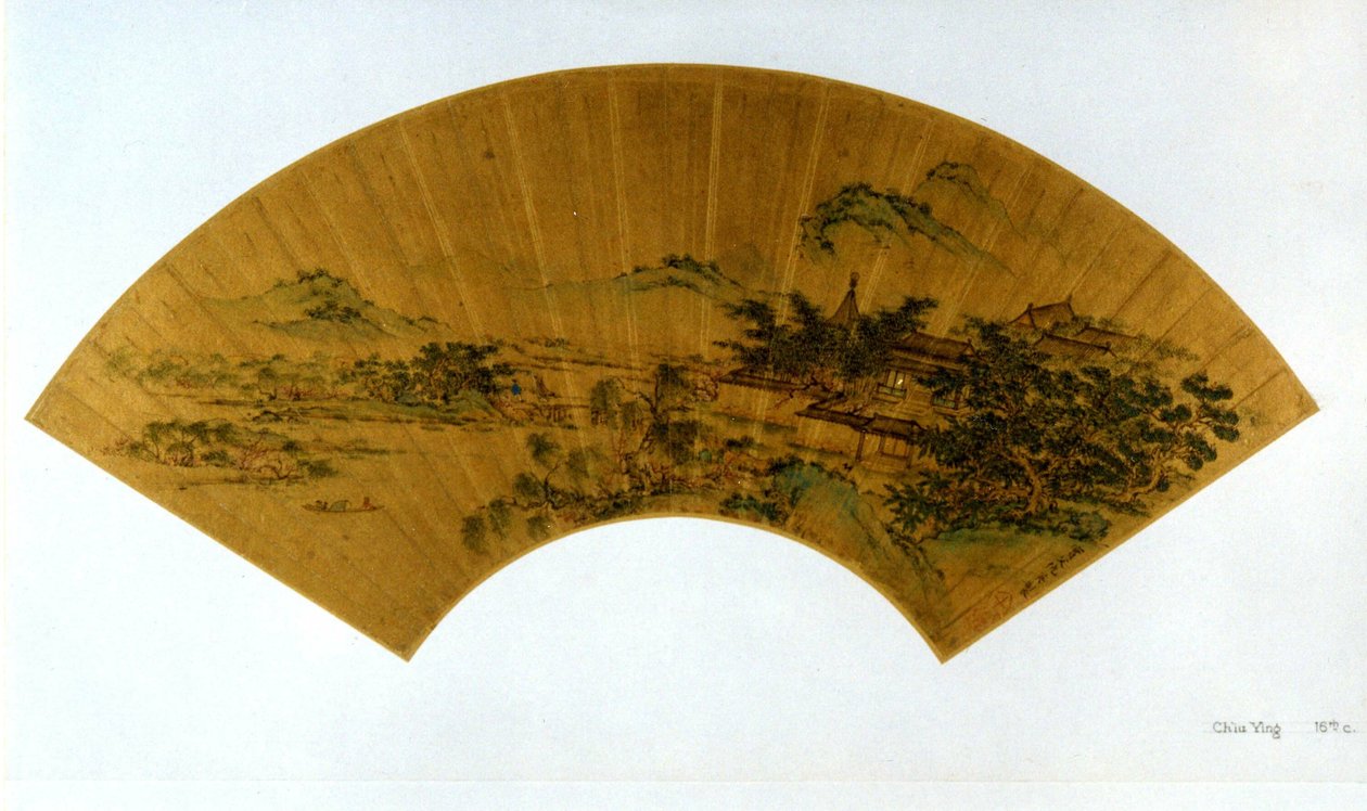 Landskab af Qiu Ying