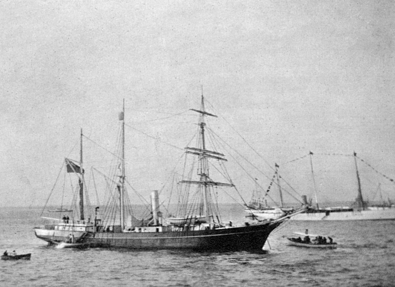 Ernest Shackletons skib HMS Nimrod, 1907 1908. af Queen Alexandra