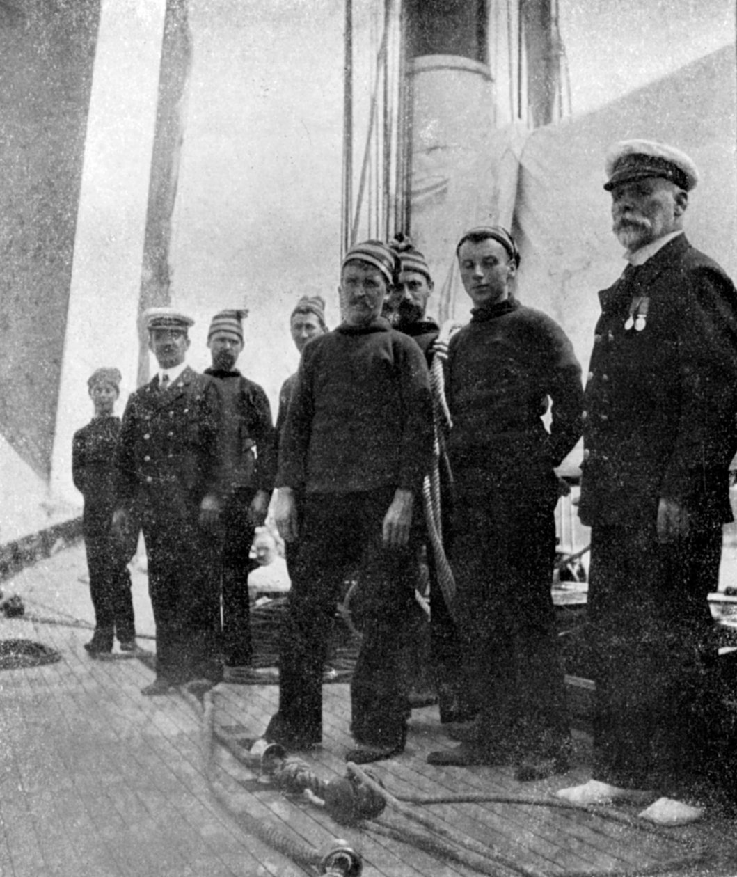 Om bord på yachten Britannia, 1908 af Queen Alexandra