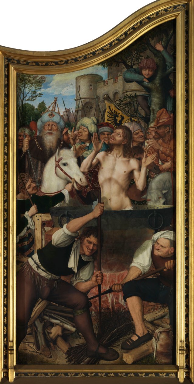 Altertavle for Snedkerlauget (olie på panel) af Quentin Massys or Matsys