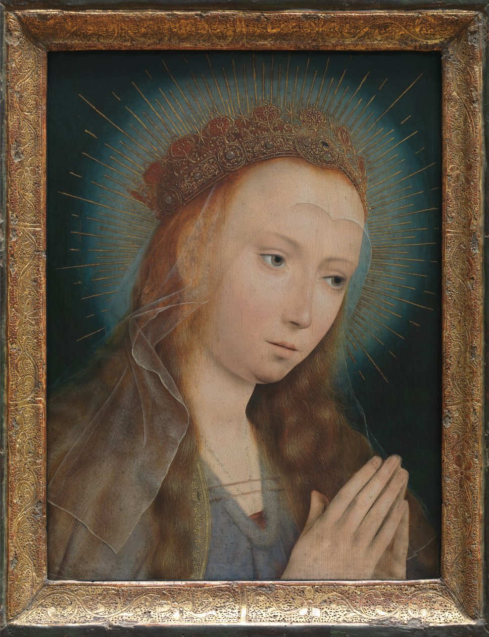 Jomfru i bøn af Quentin Massys or Matsys