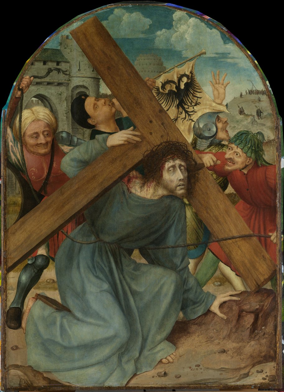 Kristus bærer korset, ca. 1510-15 af Quentin Massys or Metsys