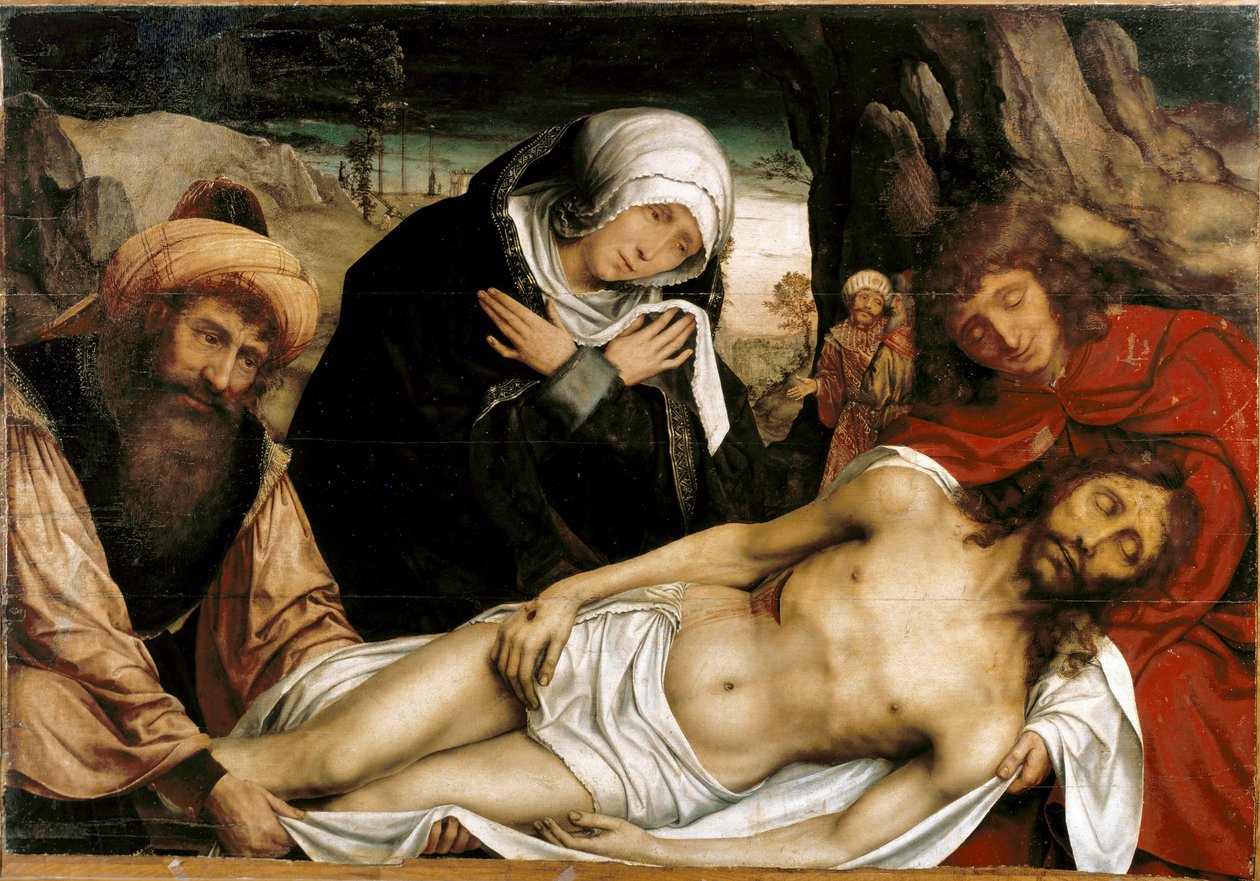 Pieta-maleri af Quentin Metsys (1466-1530) Gaeta, Museo Diocesano af Quentin Massys or Metsys