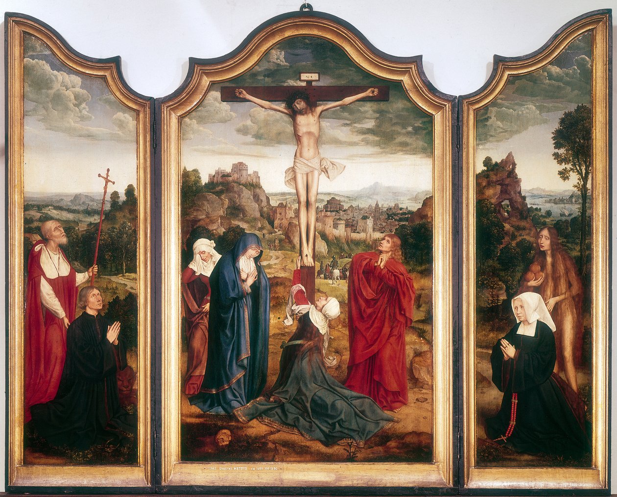 Triptykon, c1486-1530 af Quentin Metsys I