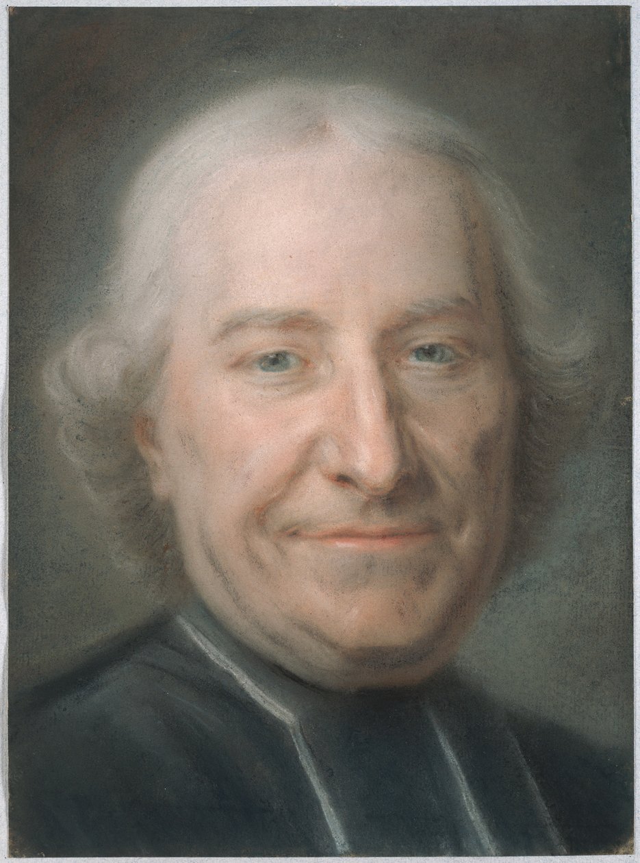 Portræt af Claude Charles Deschamps af Quentin de la Latour