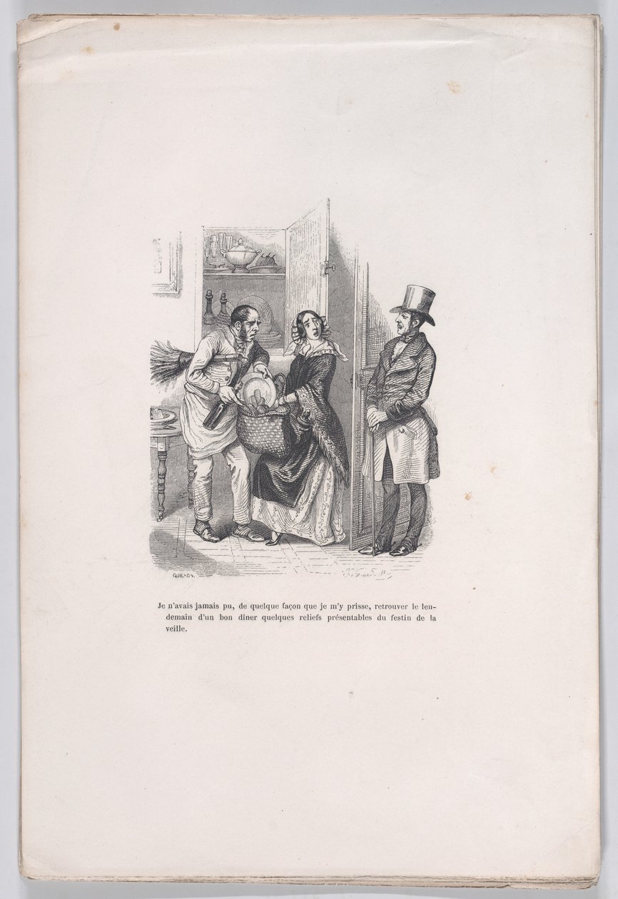 Rester fra menneskelivets små elendighed, 1843. af Quichon