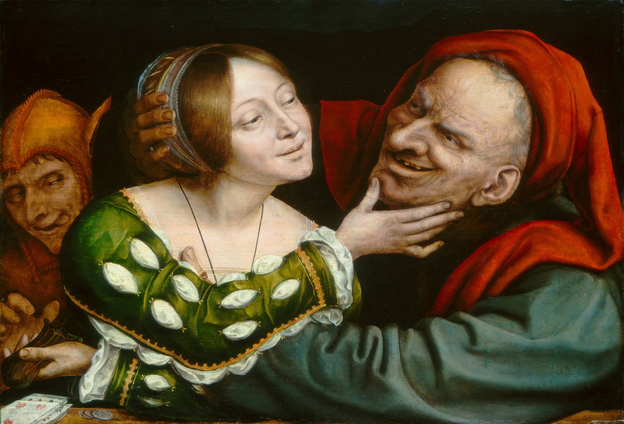 Ill-Matched Lovers, ca. 15201525. af Quinten Metsys