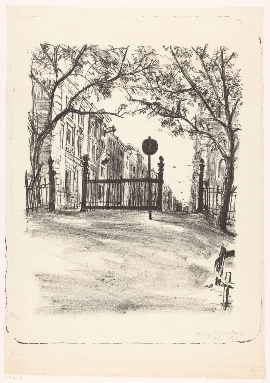 Afslut fra Vondelpark af Quirijn Halbertsma (signed by artist)