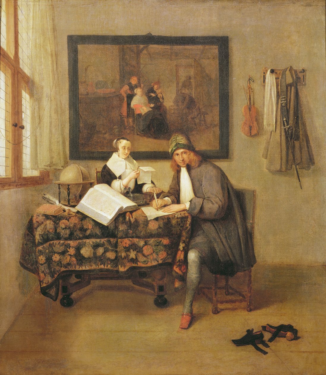 Det ivrige liv, 1662 af Quiringh Van Brekelenkam