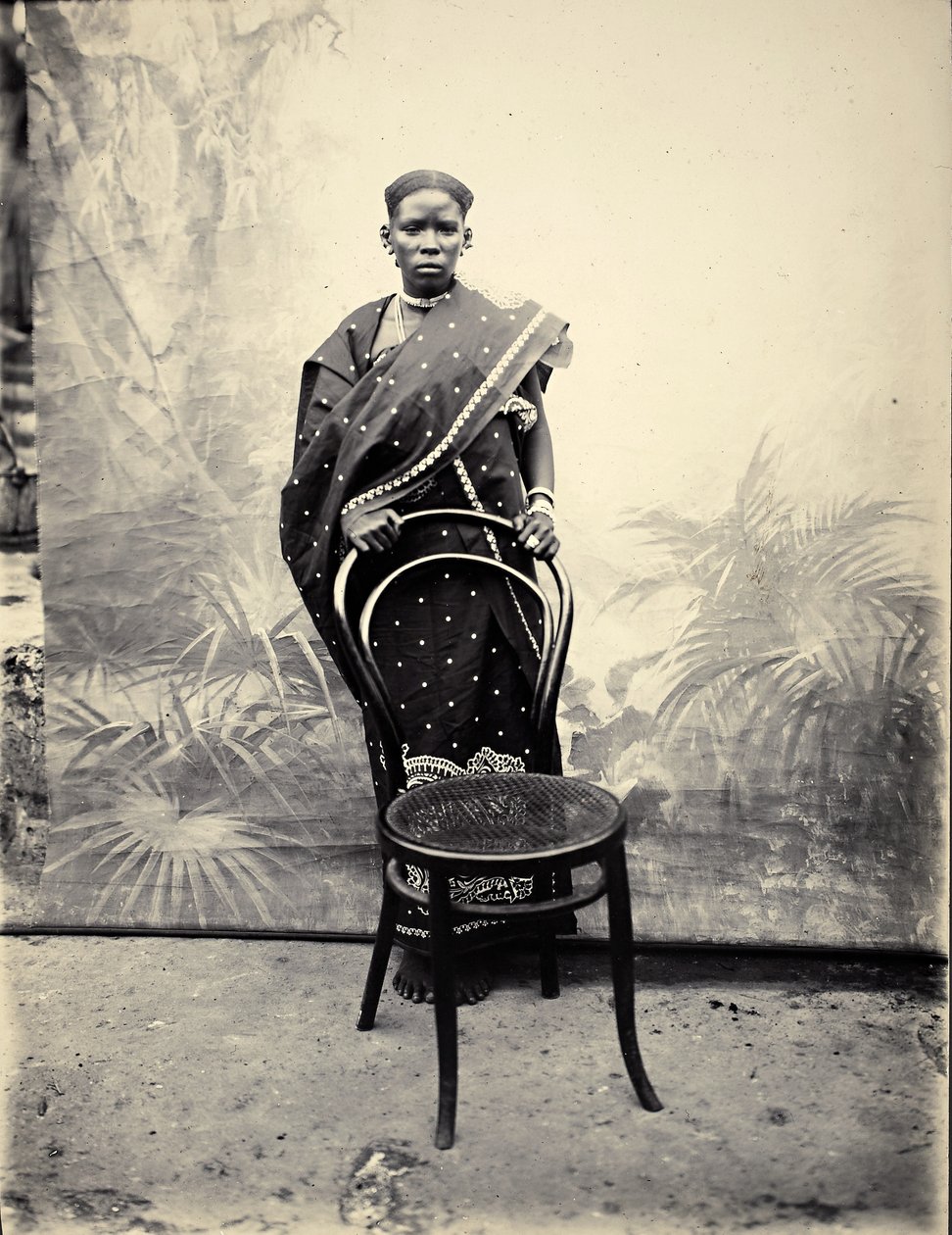 Swahili kvinde (gelatine sølv print) af R. V. Pereira