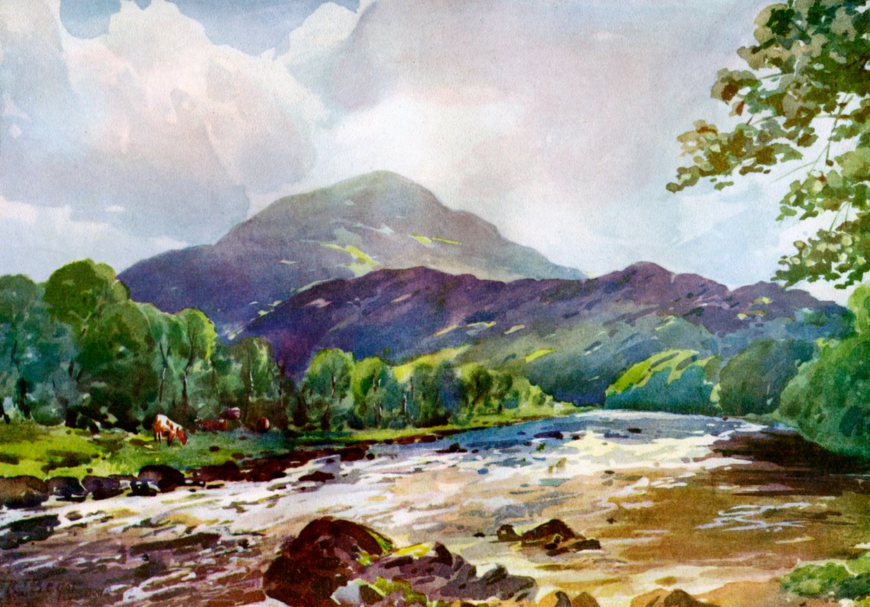 På Teith nær Callander, Perthshire, 1924-1926 af RJ Begg