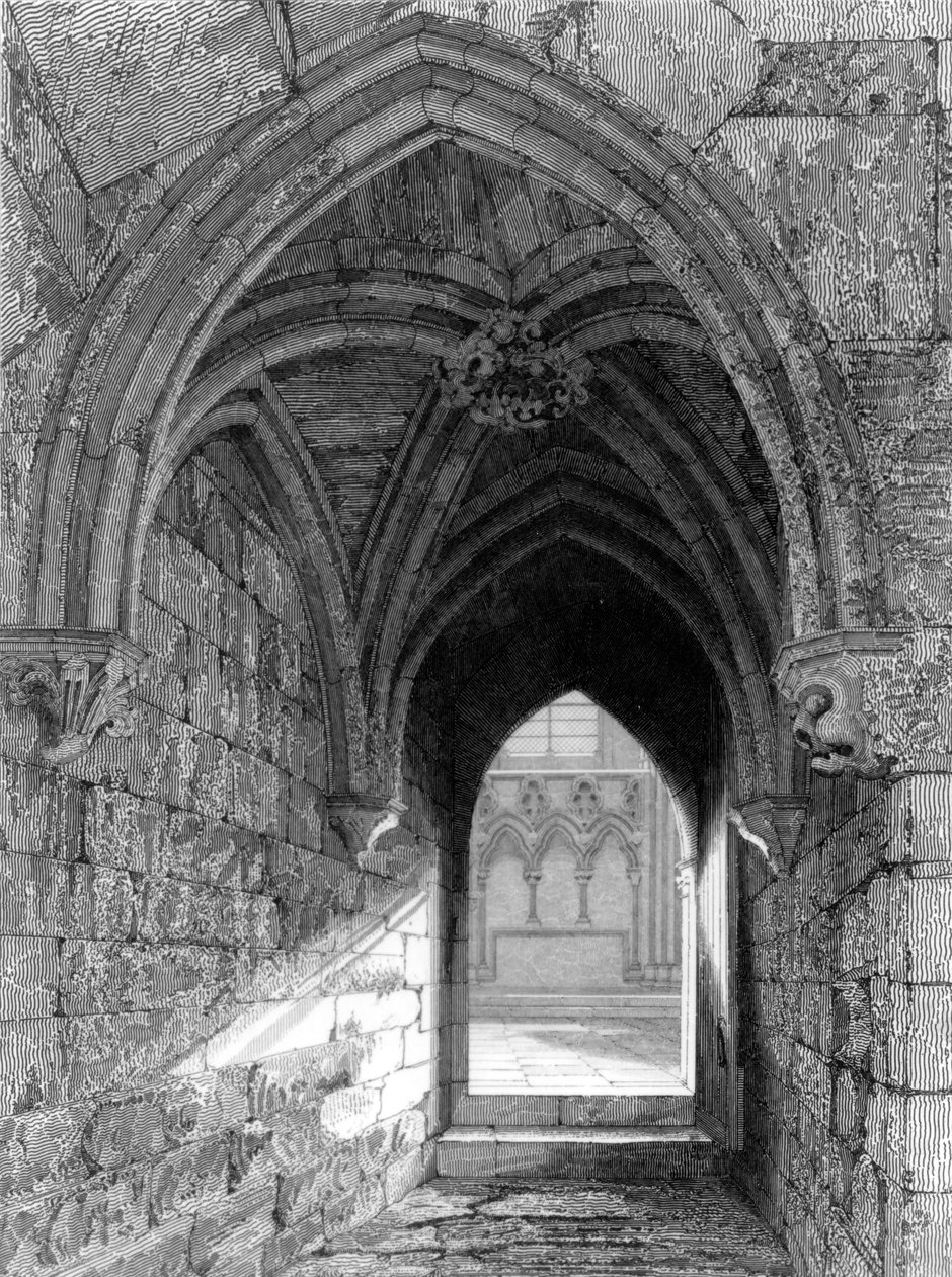 Durham Cathedral North End, 1843 af R.W. Billings