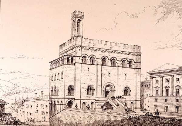 Palazzo del Comune, Gubbio, Italien, fra 