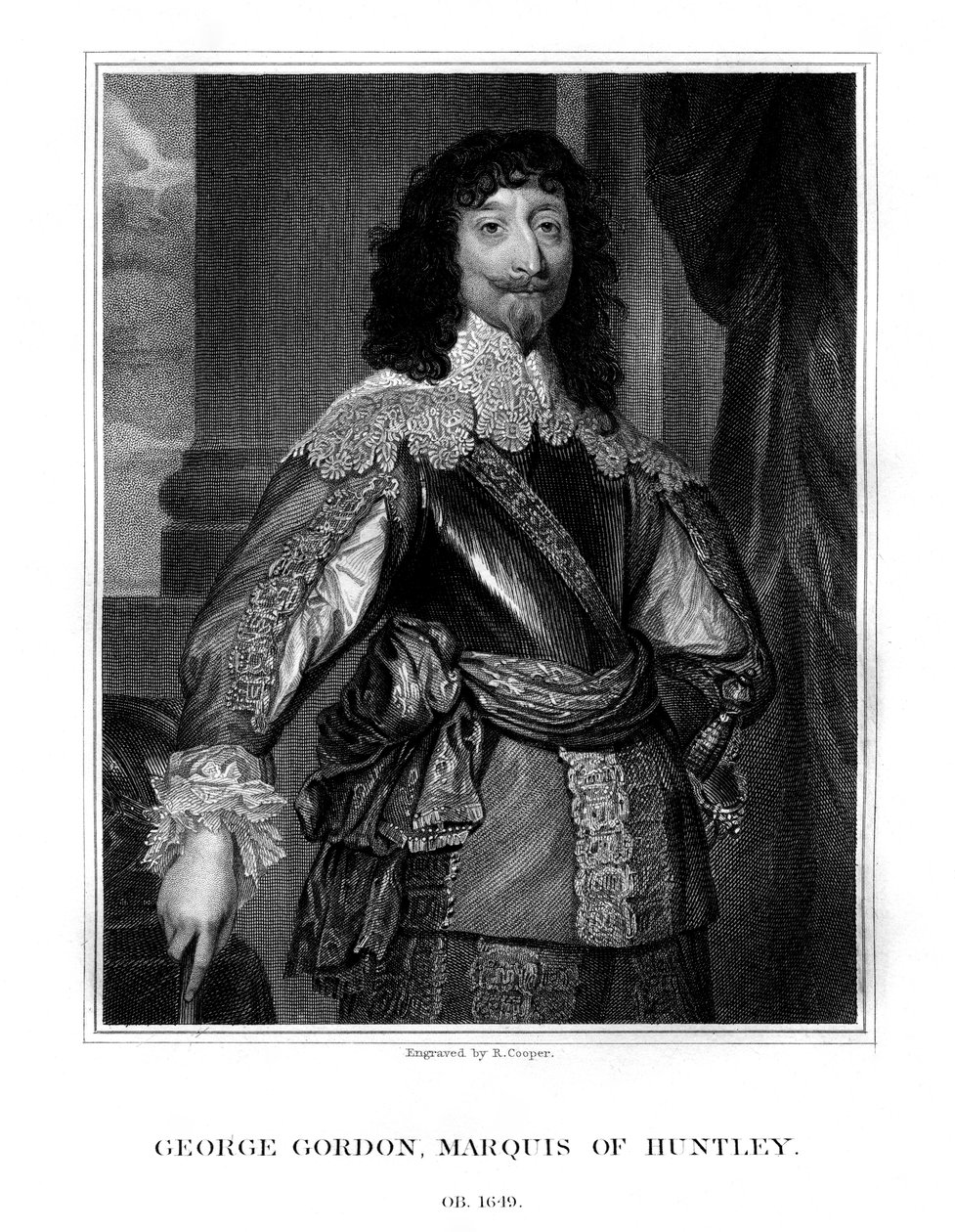 George Gordon, 2. markis af Huntly, 1823. af R. Cooper