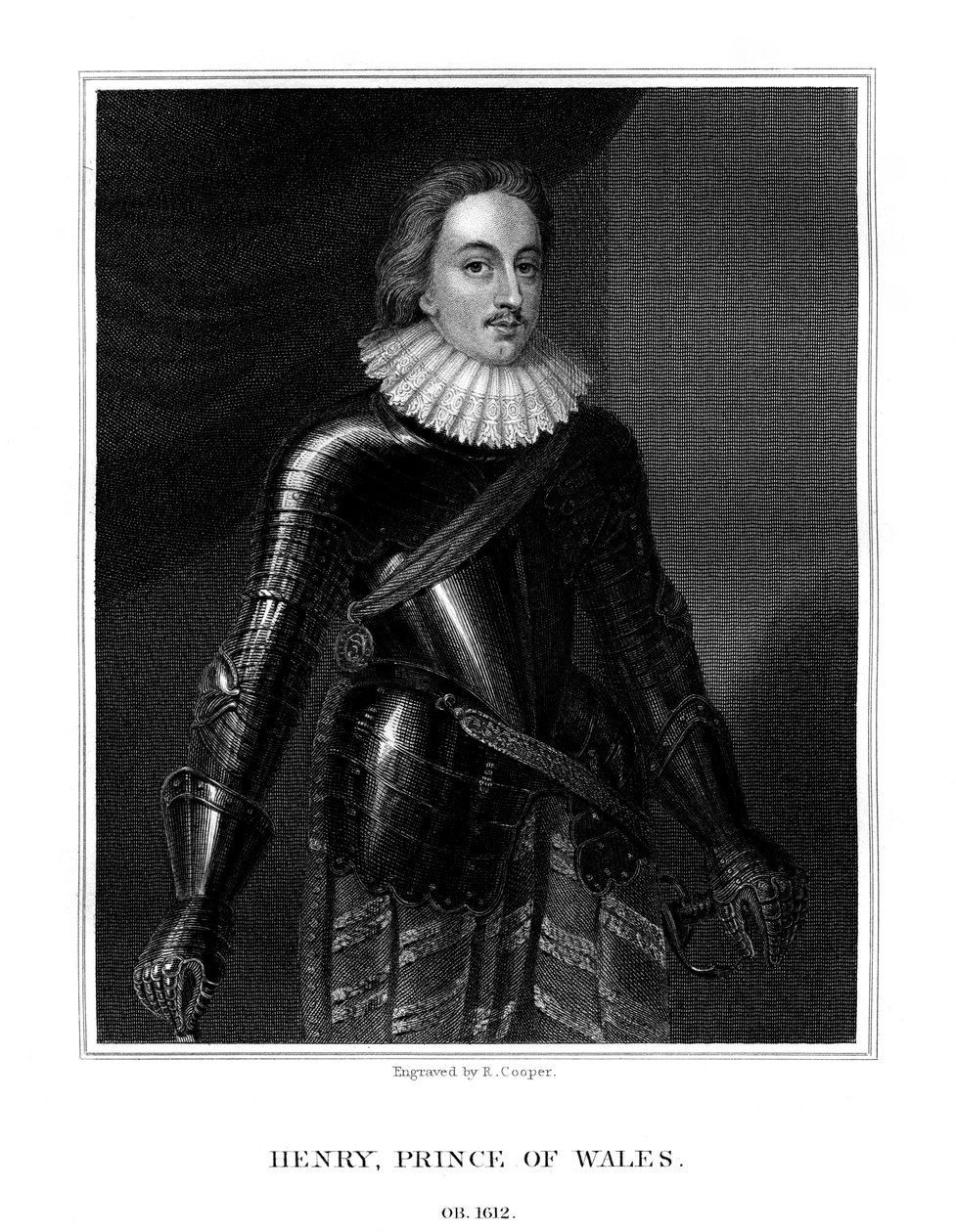 Henry Frederick Stuart, Prins af Wales, 1825. af R. Cooper