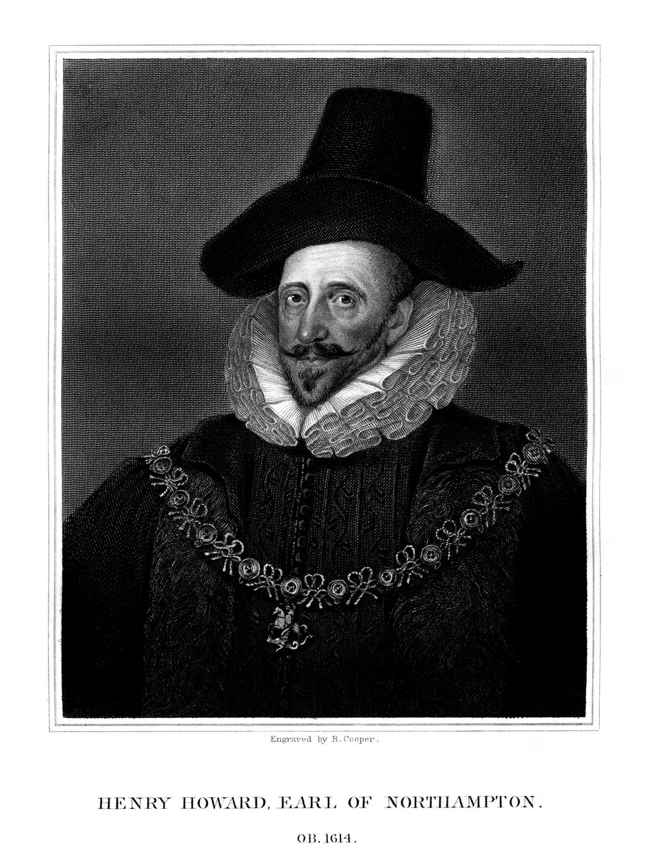 Henry Howard, 1. jarl af Northampton, 1825. af R. Cooper