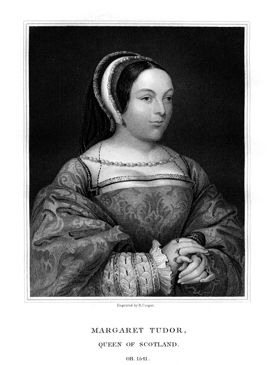Margaret Tudor, dronning af Skotland, 1825. af R. Cooper