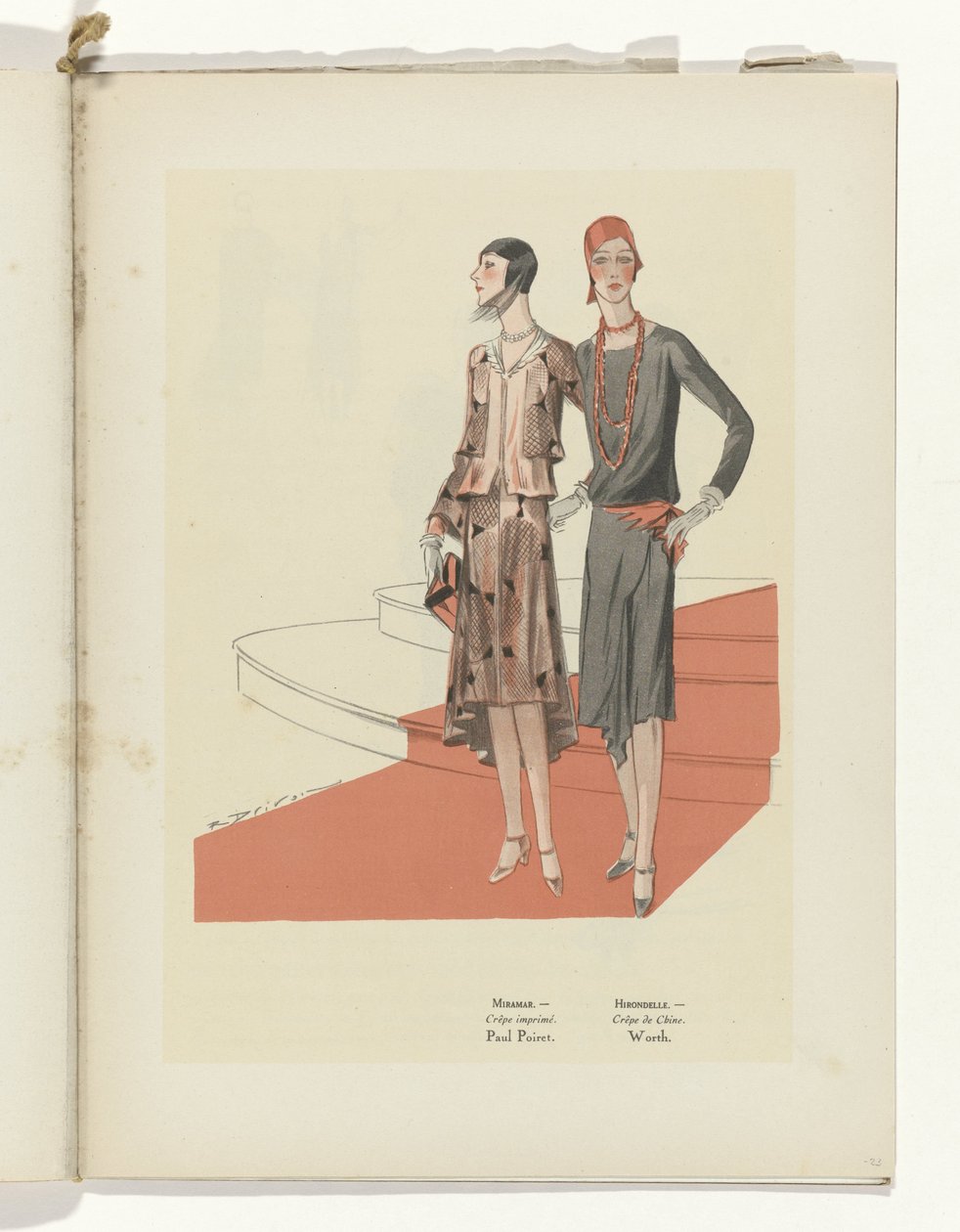 Kunst - Smag - Skønhed, Blade af feminin elegance, marts 1929, nr. 103, 9. årgang, s. 23 af R. Drivon