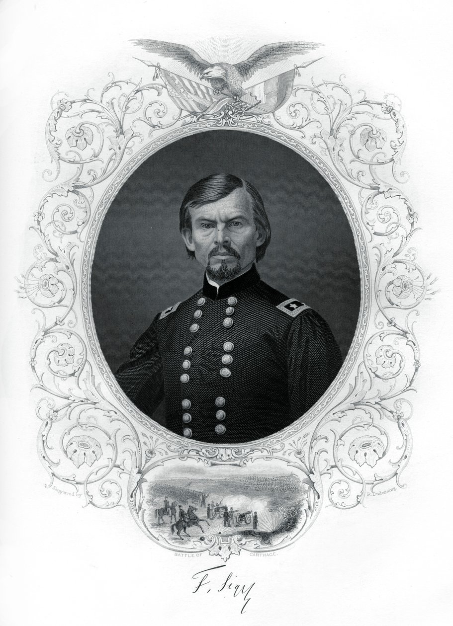 General Franz Sigel, Unionsgeneral i den amerikanske borgerkrig, 1862-1867. af R. Dudensing