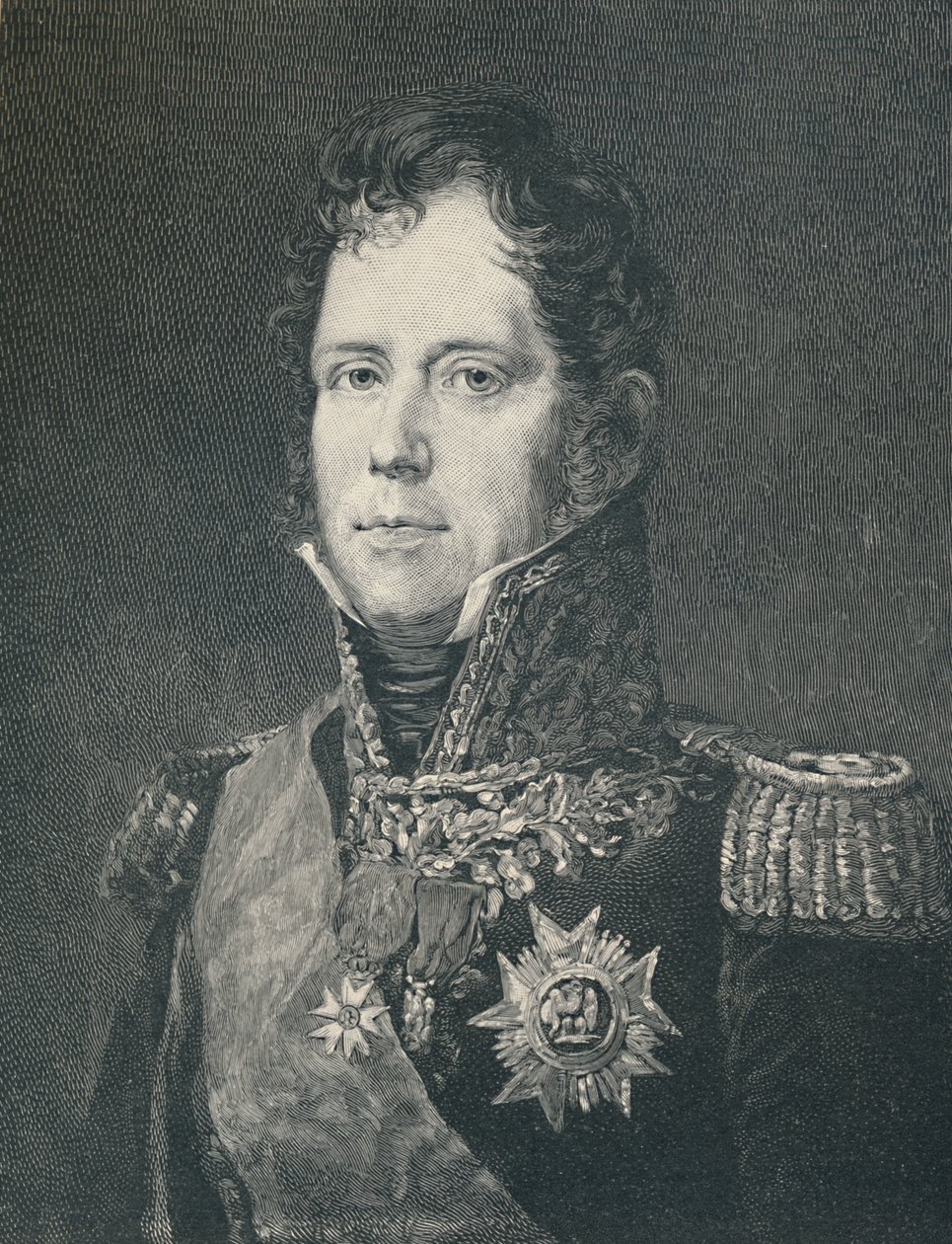 Marskal Michel Ney, hertug af Elchingen, prins af Moskwa, c1805, 1896 af R. G. Tietze