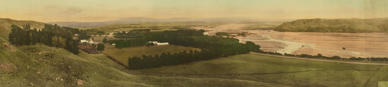[Landskabspanorama over New Zealand] af R. P. Moore