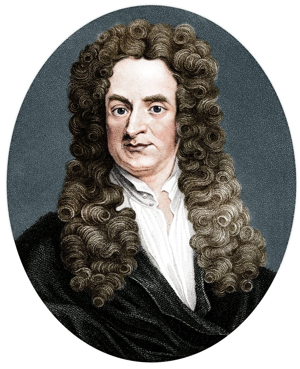 Isaac Newton, engelsk matematiker, astronom og fysiker, 1818 af R. Page