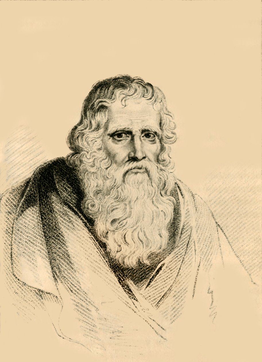 Thomas Parr, der døde i en alder af 152 år, 1821. af R. Page