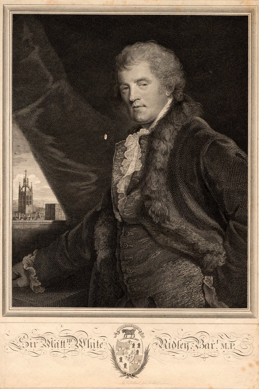 Sir Matthew White Ridley af R. Pollard