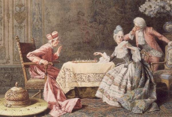 At spille skak med kardinalen af R. Raimondi