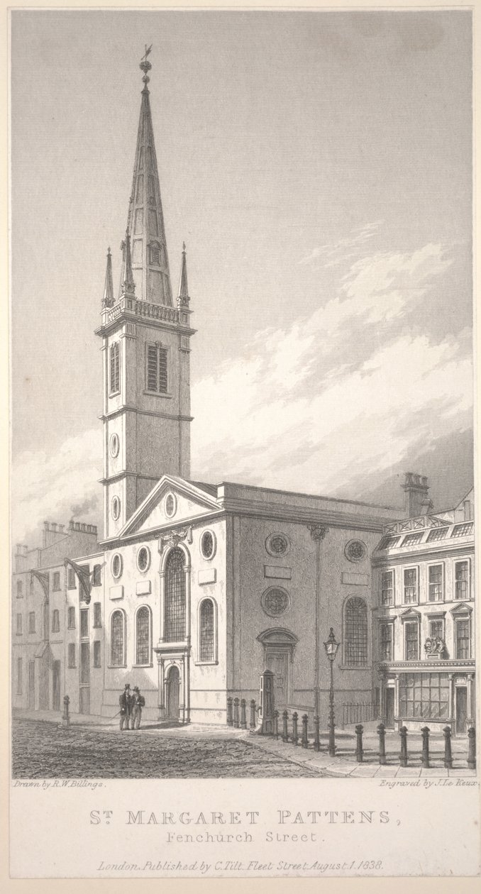 St. Margaret Pattens, Fenchurch Street af R. W. Billings