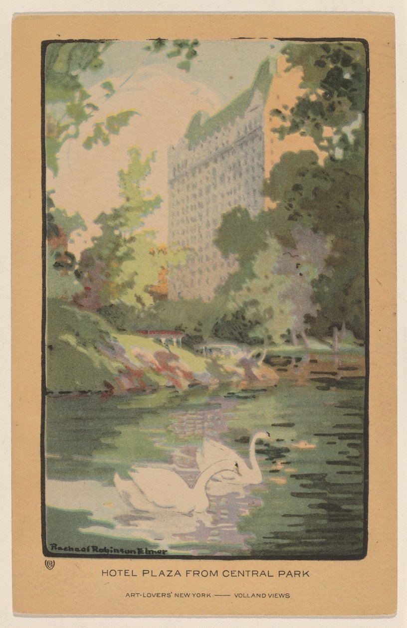 Hotel Plaza fra Central Park af Rachael Robinson Elmer