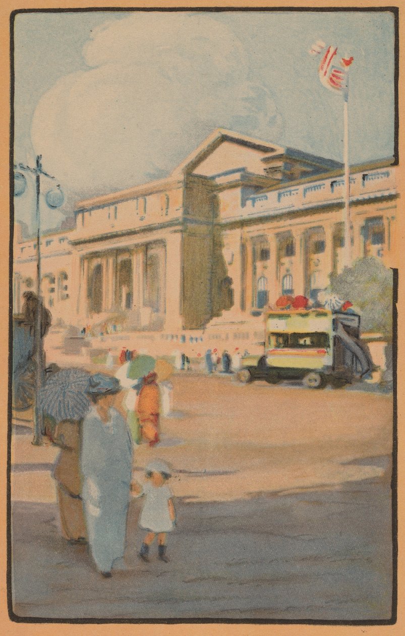 New York Public Library, 1914. af Rachael Robinson Elmer