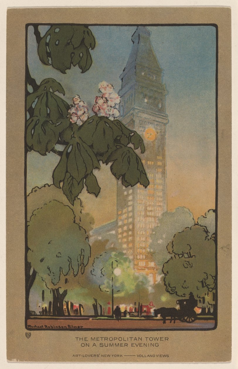 Metropolitan Tower på en sommeraften af Rachael Robinson Elmer