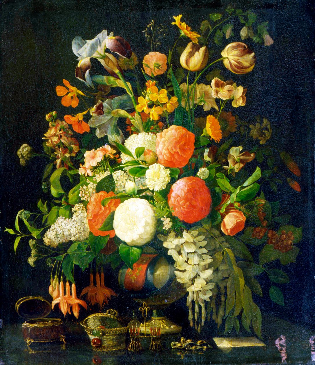 Blomster, 1700-tallet af Rachel Ruysch