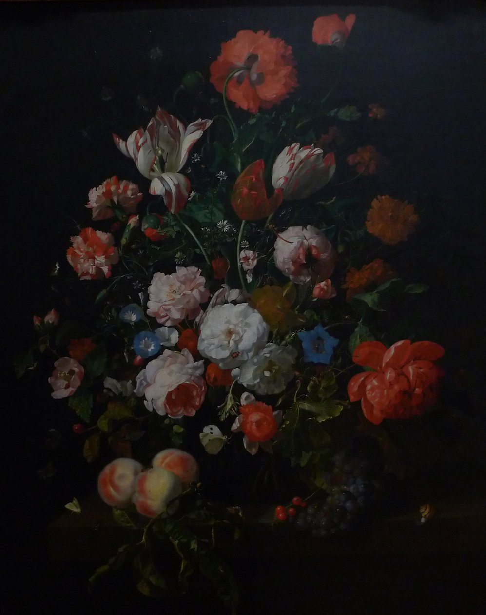Stilleben med blomster af Rachel Ruysch