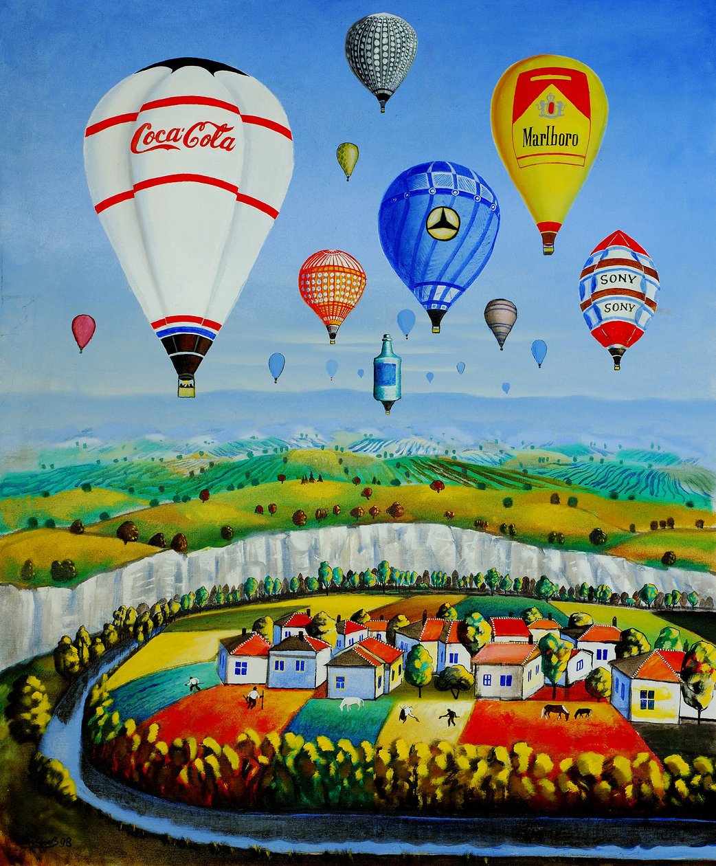 Balloner, 2004 af Radi Nedelchev