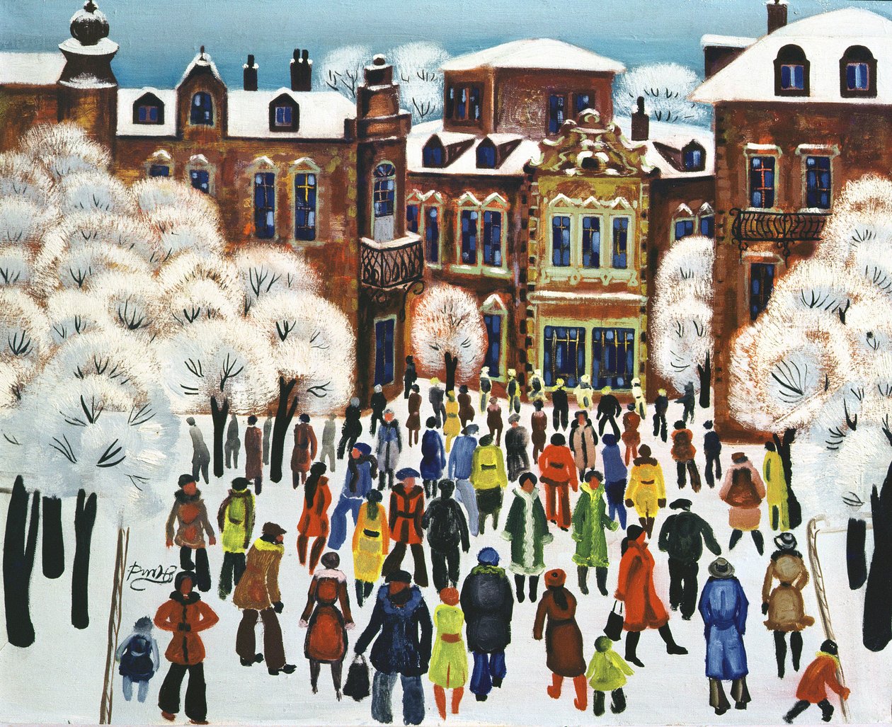 Vinterdag i byen, 1975 af Radi Nedelchev
