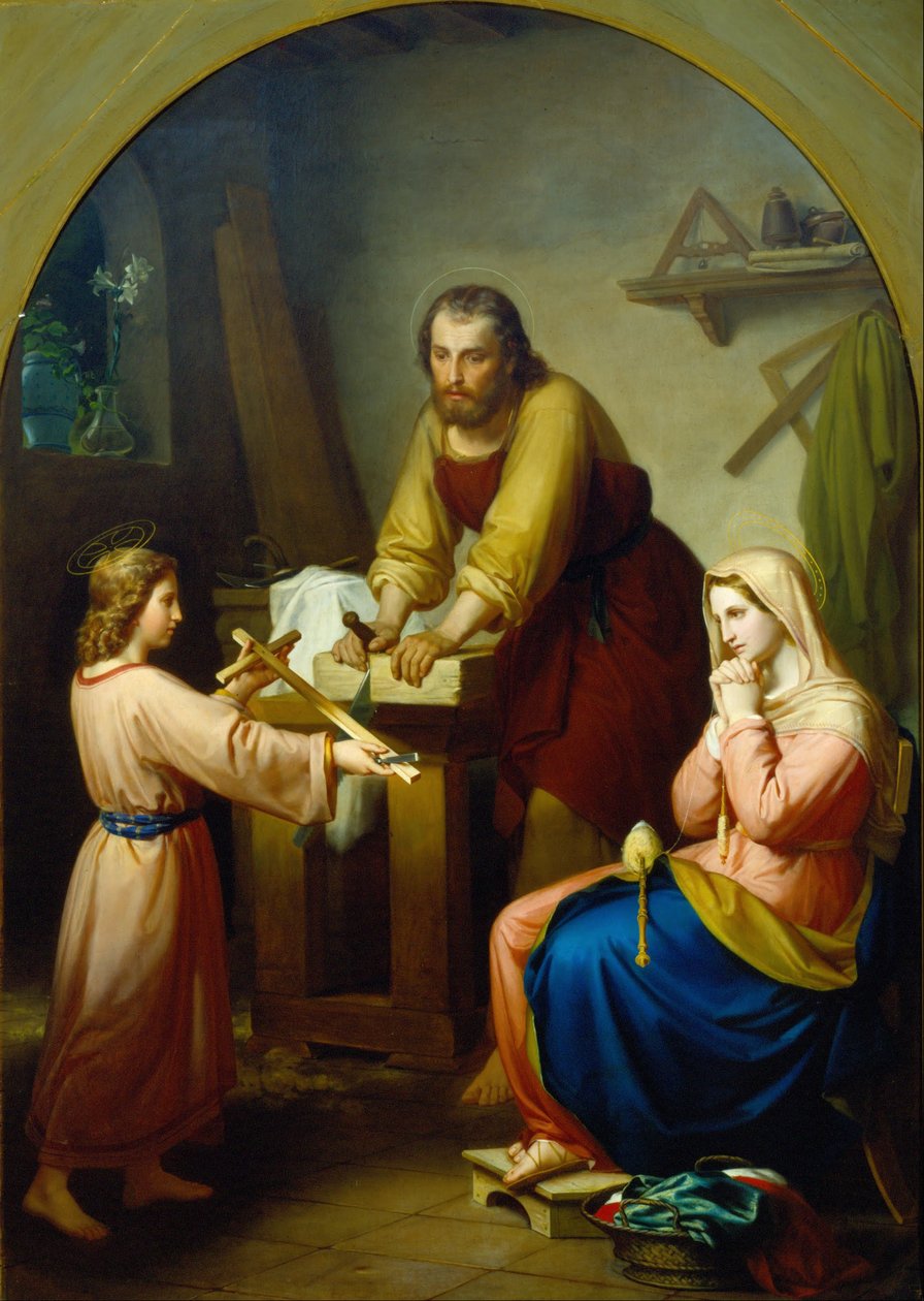 Den hellige familie af Rafael Flores