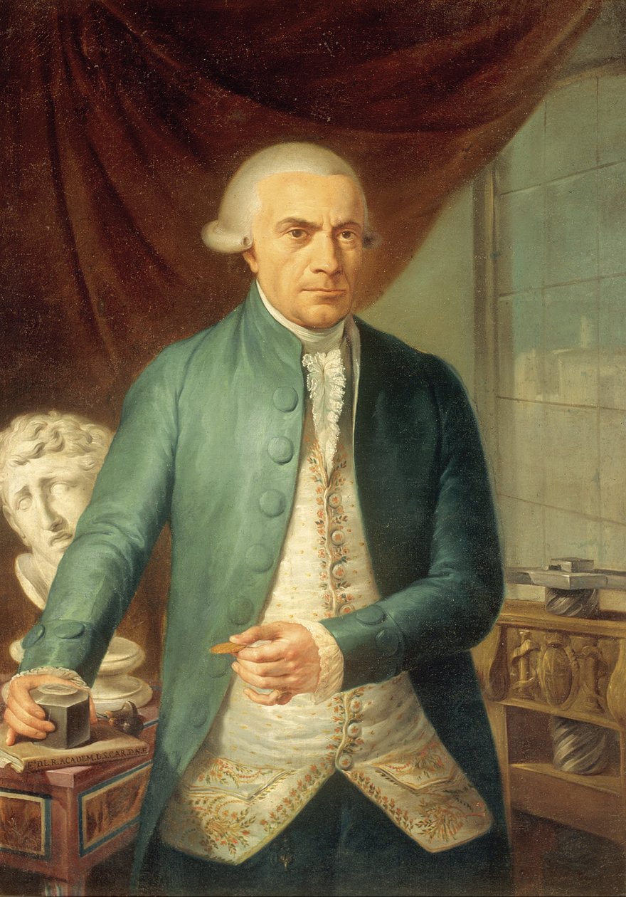 Portræt af Gerónimo Antonio Gil af Rafael Ximeno y Planes