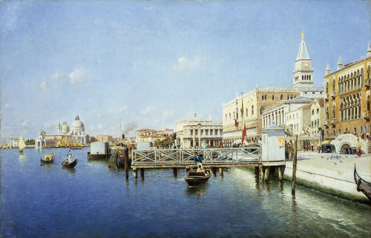 Udsigt over Venedig af Rafael Senet